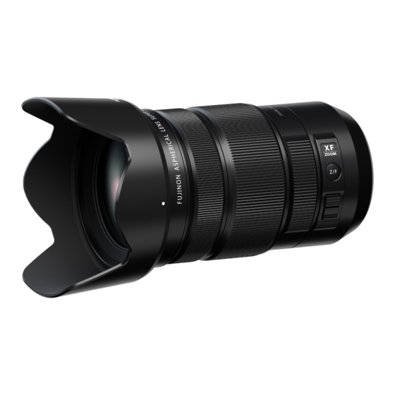 FujiFilm XF18-120mmF4 LM PZ WR Manual Del Propietário