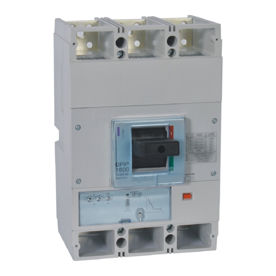LEGRAND DPX3-I 160 Guia De Inicio Rapido