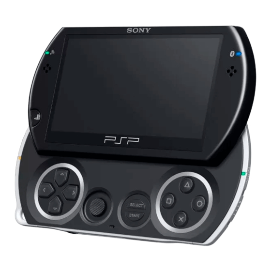 Sony PSP GO Manual De Instrucciones