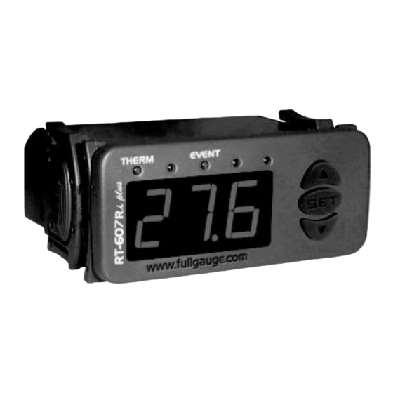 Full Gauge Controls RT-607Ri plus Manual De Instrucciones