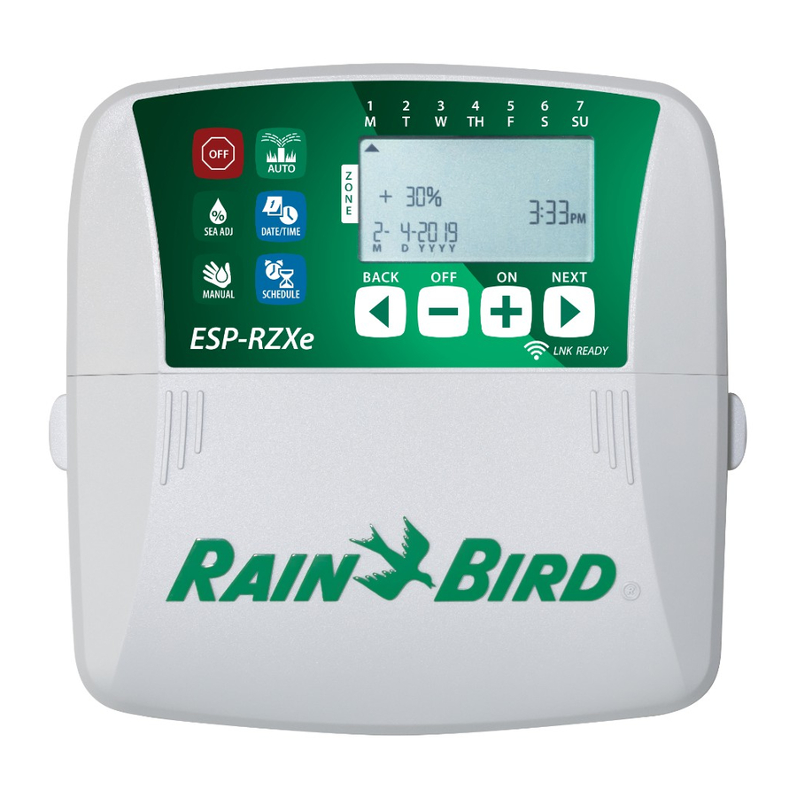 Rain Bird RZXE4I-230 Manuales