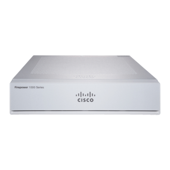 Cisco Firepower 100C Serie Manuales