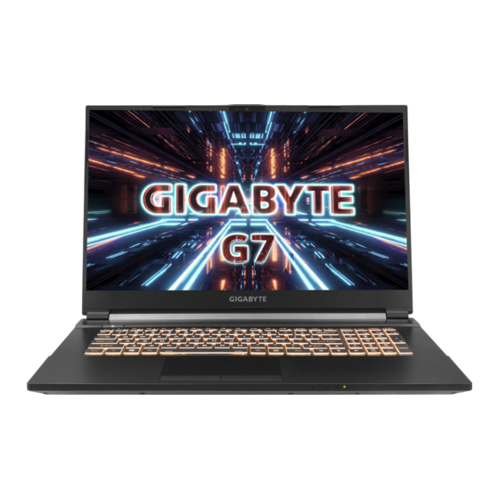 Gigabyte G7 Manuales