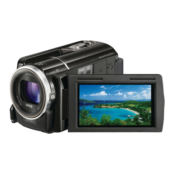 Sony Handycam HDR-PJ50 Manuales