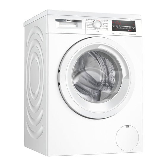 Bosch WUU28T64ES Manual De Usuario E Instrucciones De Montaje