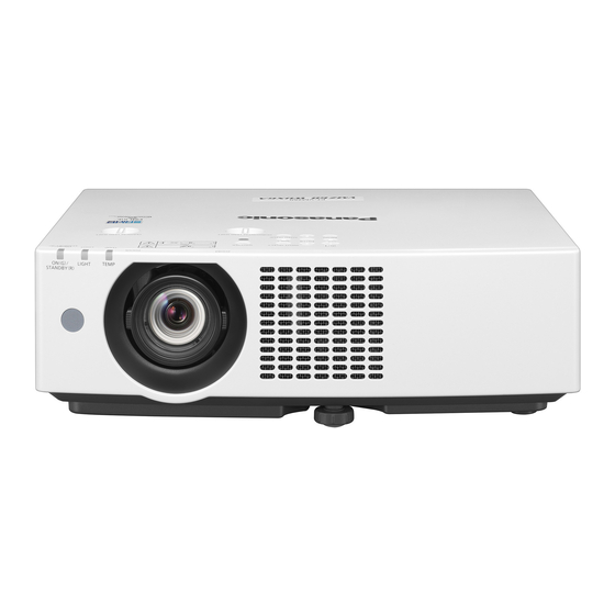 Panasonic PT-VMZ60 Instrucciones De Operación