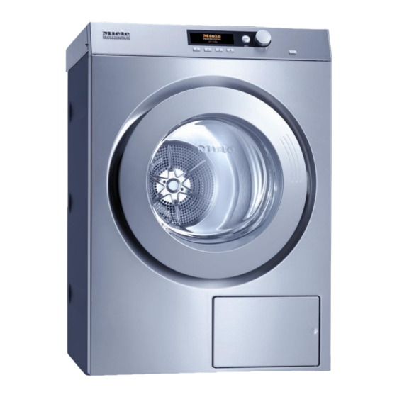 Miele professional PT 7186 EL Plano De Instalación