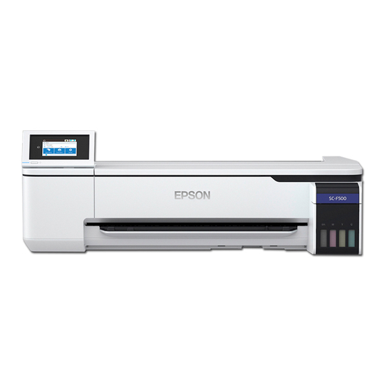 Epson SC-F500 Serie Guía Del Operario