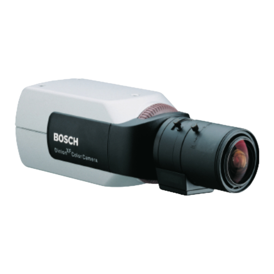 Bosch Dinion XF LTC 0610 Serie Manuales