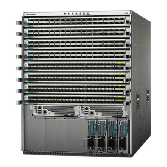 Cisco Nexus 9500 Serie Manuales