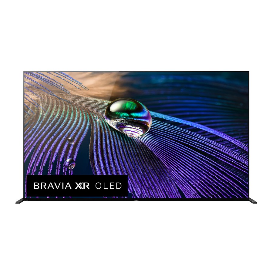 Sony BRAVIA XR-65A9xJ Guía De Referencia
