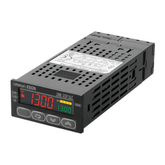 Omron E5GN Guia De Inicio Rapido