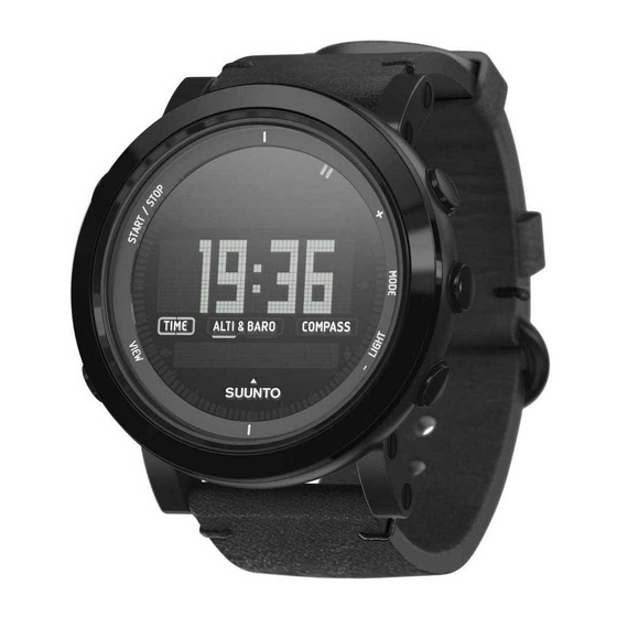 Suunto ESSENTIAL Guía De Usuario