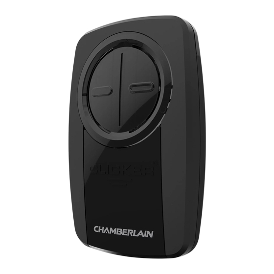 Chamberlain KLIK3U Manual Del Usaurio