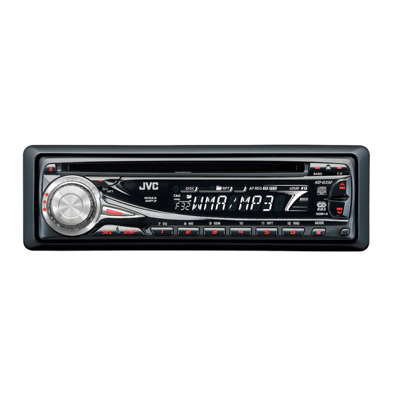 JVC KD-G333 Manual De Instrucciones