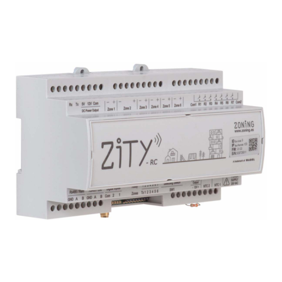 Zoning ZITY Manual De Instalación Y Funcionamiento