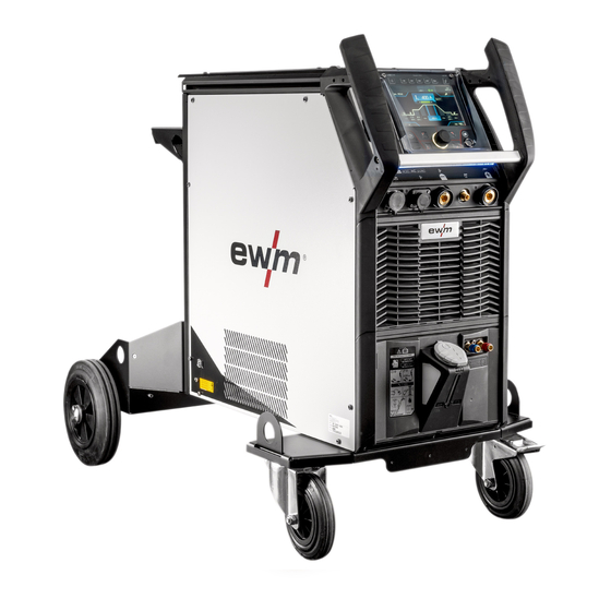 EWM Tetrix XQ 350 puls DC Manual De Instrucciones