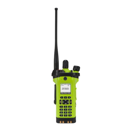 Motorola APX 5000 Guia Del Usuario
