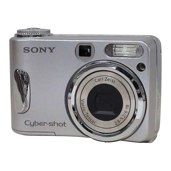 Sony Cyber-shot DSC-S60 Manual De Instrucciones