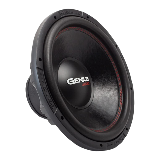 Genius Audio NITRO XP N7-12D4 Manual Del Usuario