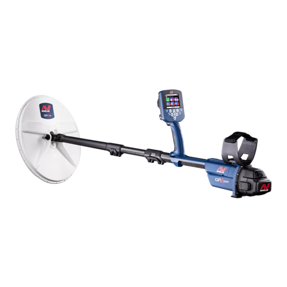 Minelab GPZ 7000 Manual De Instrucciones