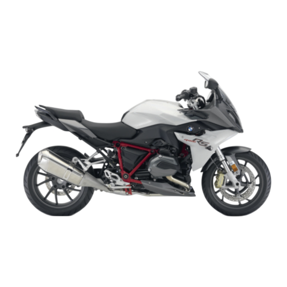 BMW Motorrad R 1200 RS 2016 Manual De Instrucciones
