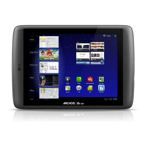 Archos 80 G9 Guía De Usuario