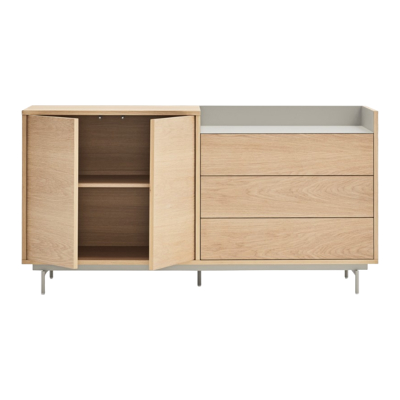 Teulat Valley Sideboard 2D3Dr 13673 TE Manuales