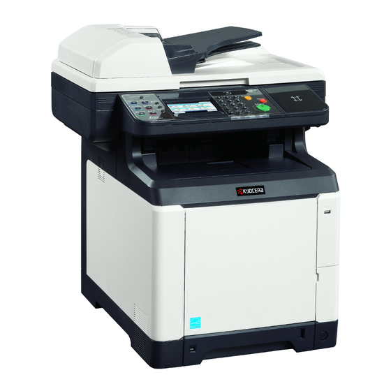 Kyocera FS-C2526MFP Guía De Instalación Rápida