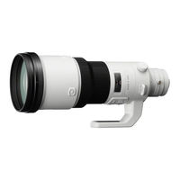 Sony SAL500F40G Manual De Instrucciones