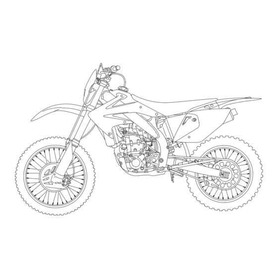 Honda CRF450X Manual Del Propietario Y Guía De Competiciones