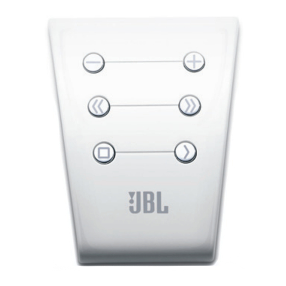 JBL Six Button Remote Manuales