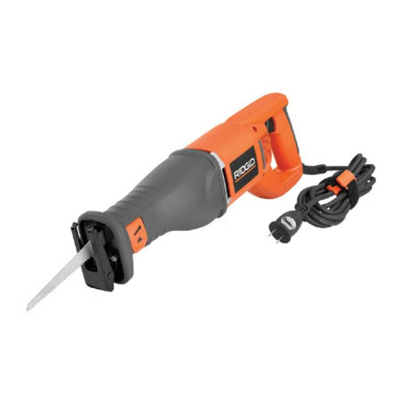 RIDGID R3001 Manual Del Operador