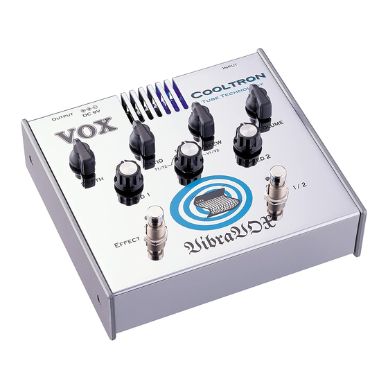 Vox COOLTRON Manual De Usuario