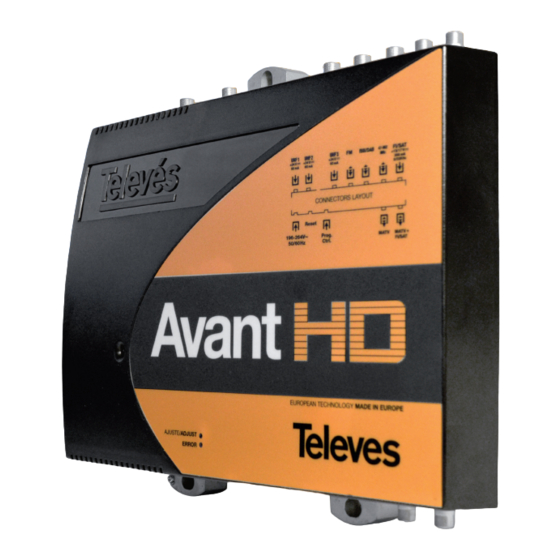 Televes Avant HD 532810 Manuales