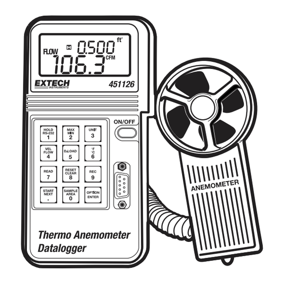 Extech Instruments 451126 Manual De Instrucciones