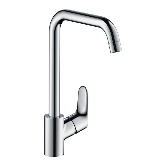 Hansgrohe Focus M41 260 1jet 31822000 Manuales