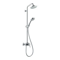 Hansgrohe Showerpipe Croma 100 27155000 Instrucciones De Montaje