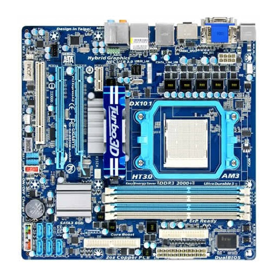 Gigabyte GA-880GMA-UD2H Manual Del Usuario