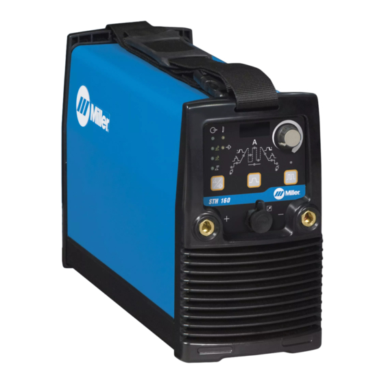 Miller STH 160 Manual Del Operador