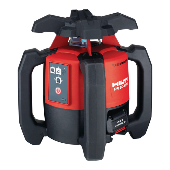 Hilti PR 30-HVS A12 Manual De Instrucciones