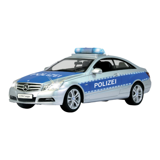 Jamara GERMANY Mercedes-Benz E 350 Coupe Police Manual De Instrucciones
