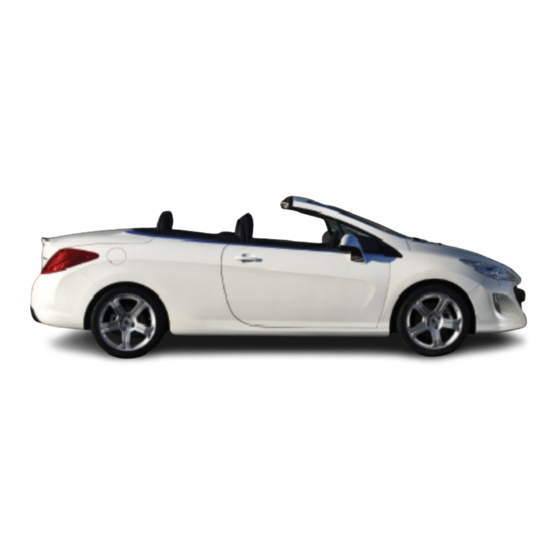 PEUGEOT 308 CC 2010 Manual De Instrucciones