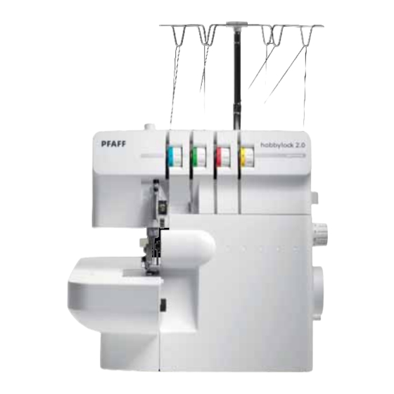 Pfaff hobbylock 2.0 Manual De Instrucciones