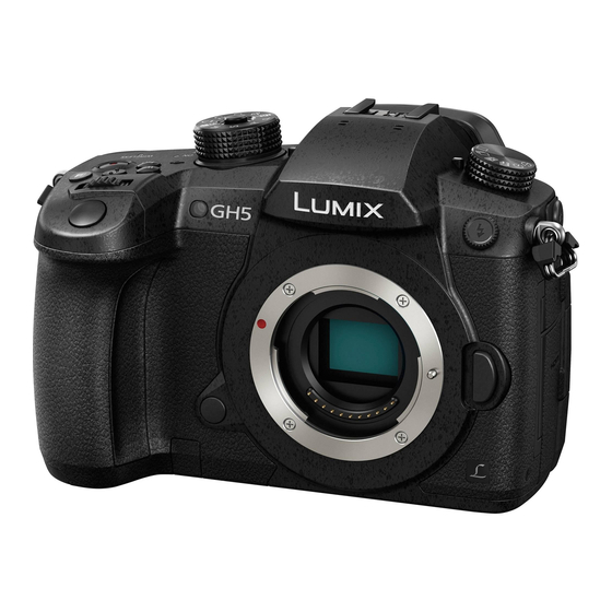 Panasonic LUMIX DC-GH5 Instrucciones De Funcionamiento