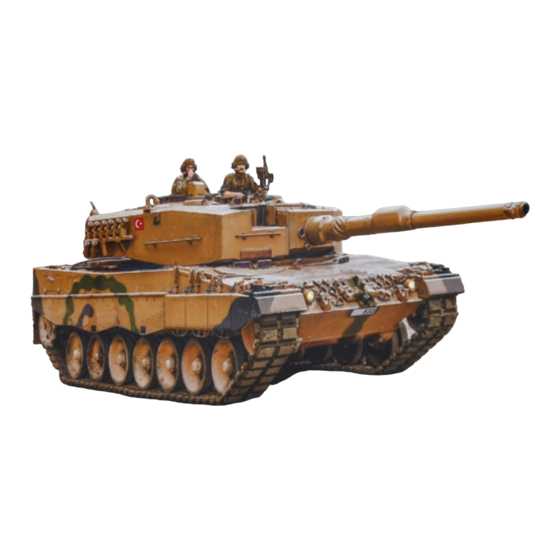 Italeri Leopard 2A4 Manual De Instrucciones