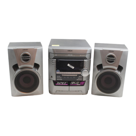Sony MHC-BX2 Manual De Instrucciones