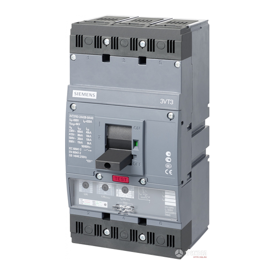 Siemens 3VT9324-4TD30 Instructivo