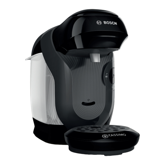 Bosch TASSIMO style TAS110 Serie Manual De Usuario