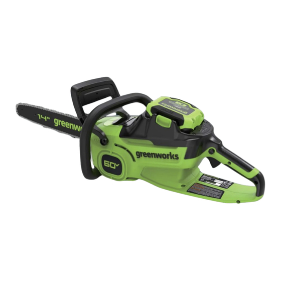 GreenWorks CS60L213 Manual Del Operador